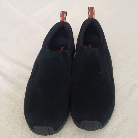 Merrell Shoe Mens 10.5 Black Suede Slip-On Loafers Jungle Moccasin main image 7